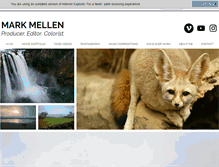 Tablet Screenshot of markmellen.com